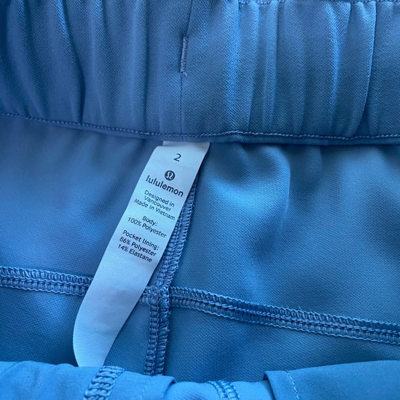 Blue lululemon shorts - Picture 3 of 3